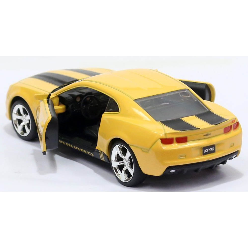 Miniatura Chevrolet Camaro Ss 2010 Amarelo Jada Toys 1/32 - Imagem 6