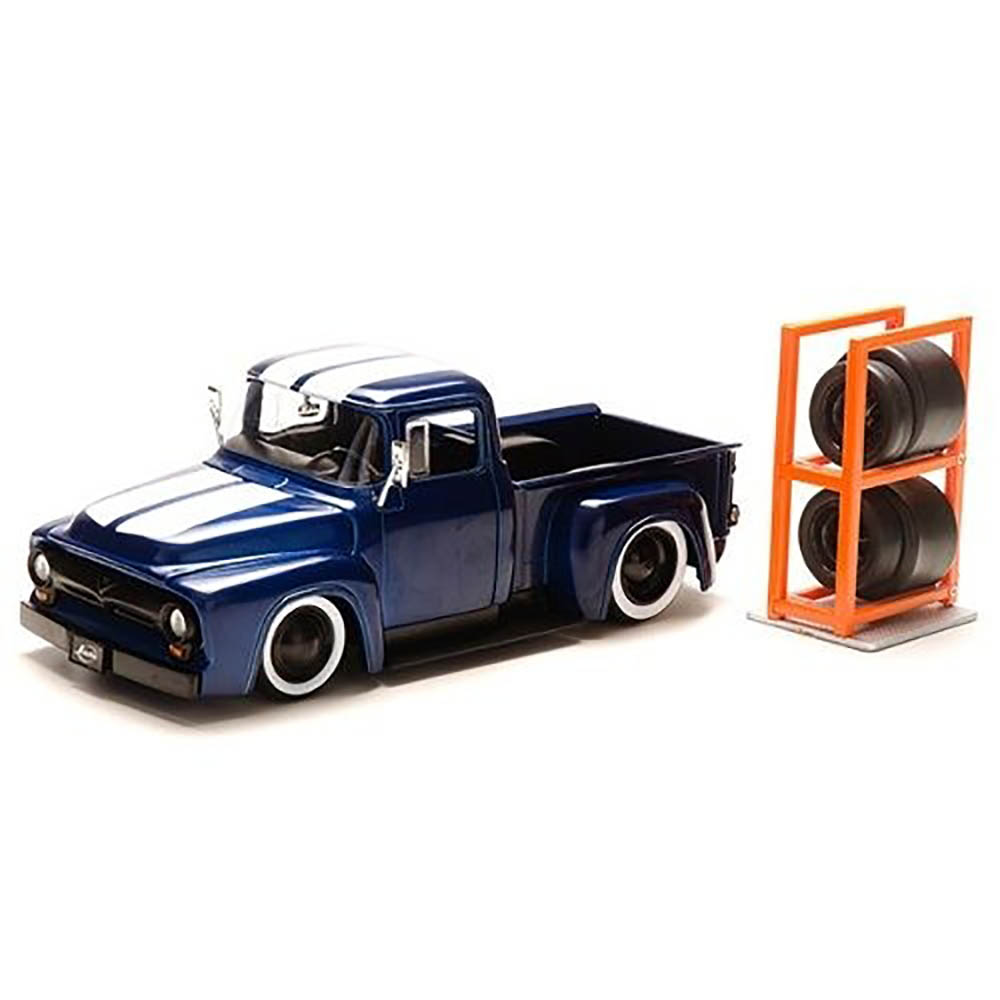 2002 Cadillac Escalade EXT Troca Rodas 1:24 Jada Toys Azul - Imagem 8