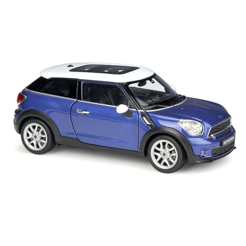 Miniatura Mini Cooper S Paceman Azul Welly 1/24 - Imagem 2