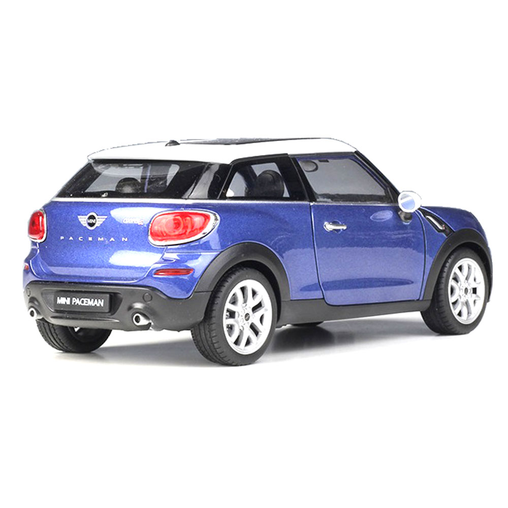 Miniatura Mini Cooper S Paceman Azul Welly 1/24 - Imagem 3