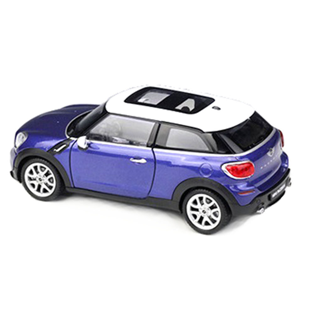 Miniatura Mini Cooper S Paceman Azul Welly 1/24 - Imagem 4
