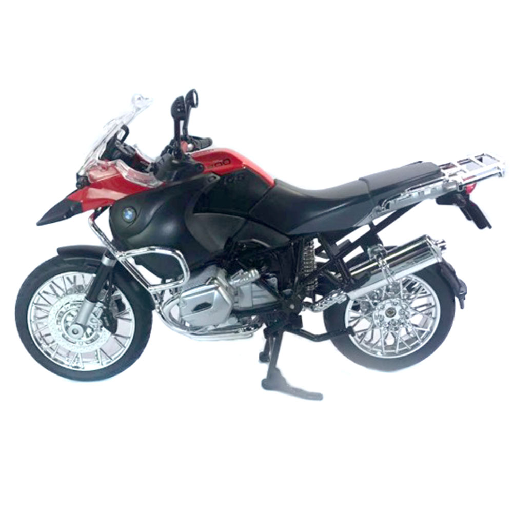 Miniatura Da Moto Bmw R1200 Gs, 22 Centímetros, Vermelho 1/9 - Imagem 2