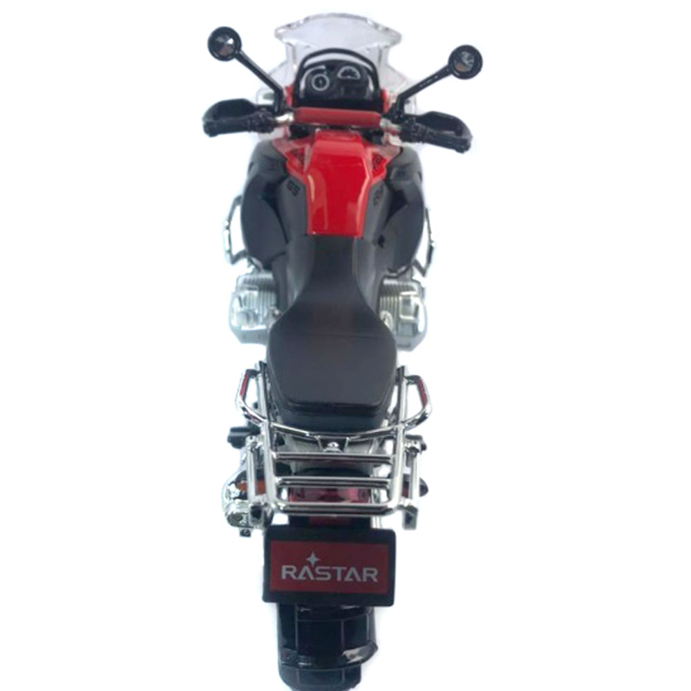 Miniatura Da Moto Bmw R1200 Gs, 22 Centímetros, Vermelho 1/9 - Imagem 6
