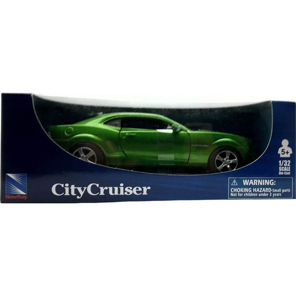 Chevrolet Camaro SS 2010 New Ray 1:32 Verde - Imagem 3