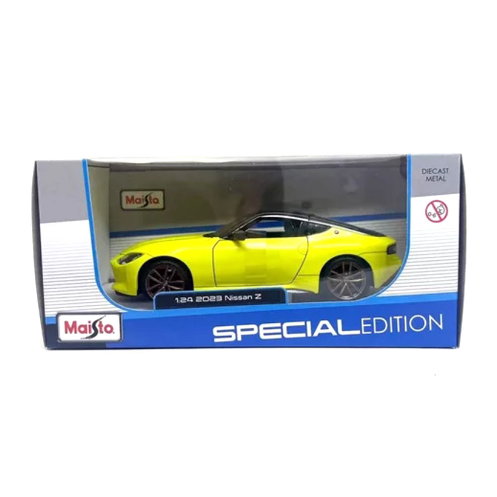 Miniatura Nissan Z 2023 Amarelo Maisto 1/24 - Imagem 6