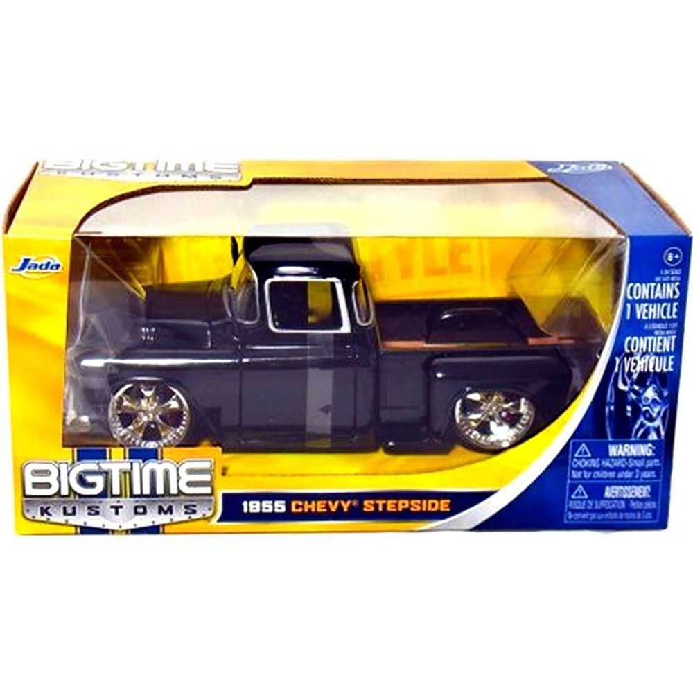 Chevy Stepside 1955 Jada Toys 1:24 Preto2 - Imagem 6