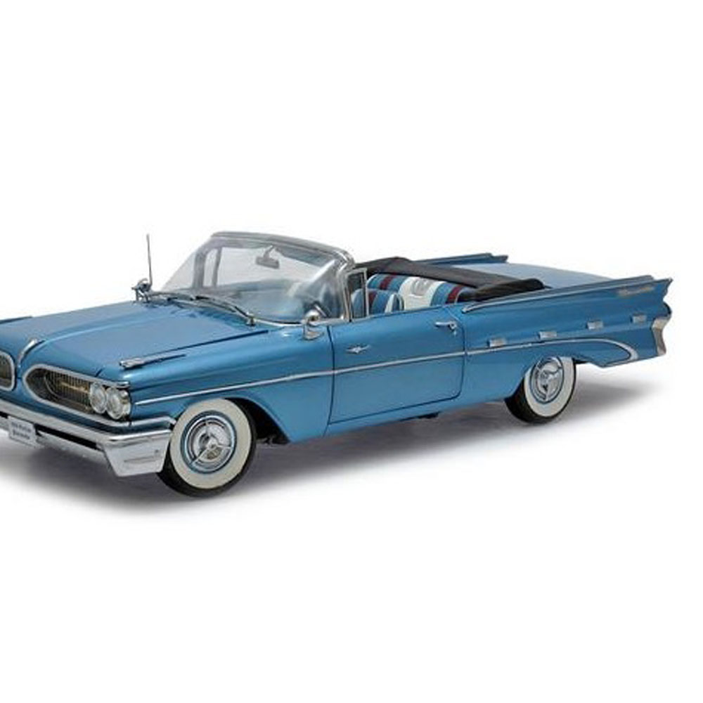 1959 Pontiac Bonneville Open 1:18 Sun Star Platinum