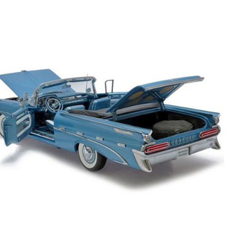 1959 Pontiac Bonneville Open 1:18 Sun Star Platinum - Imagem 4