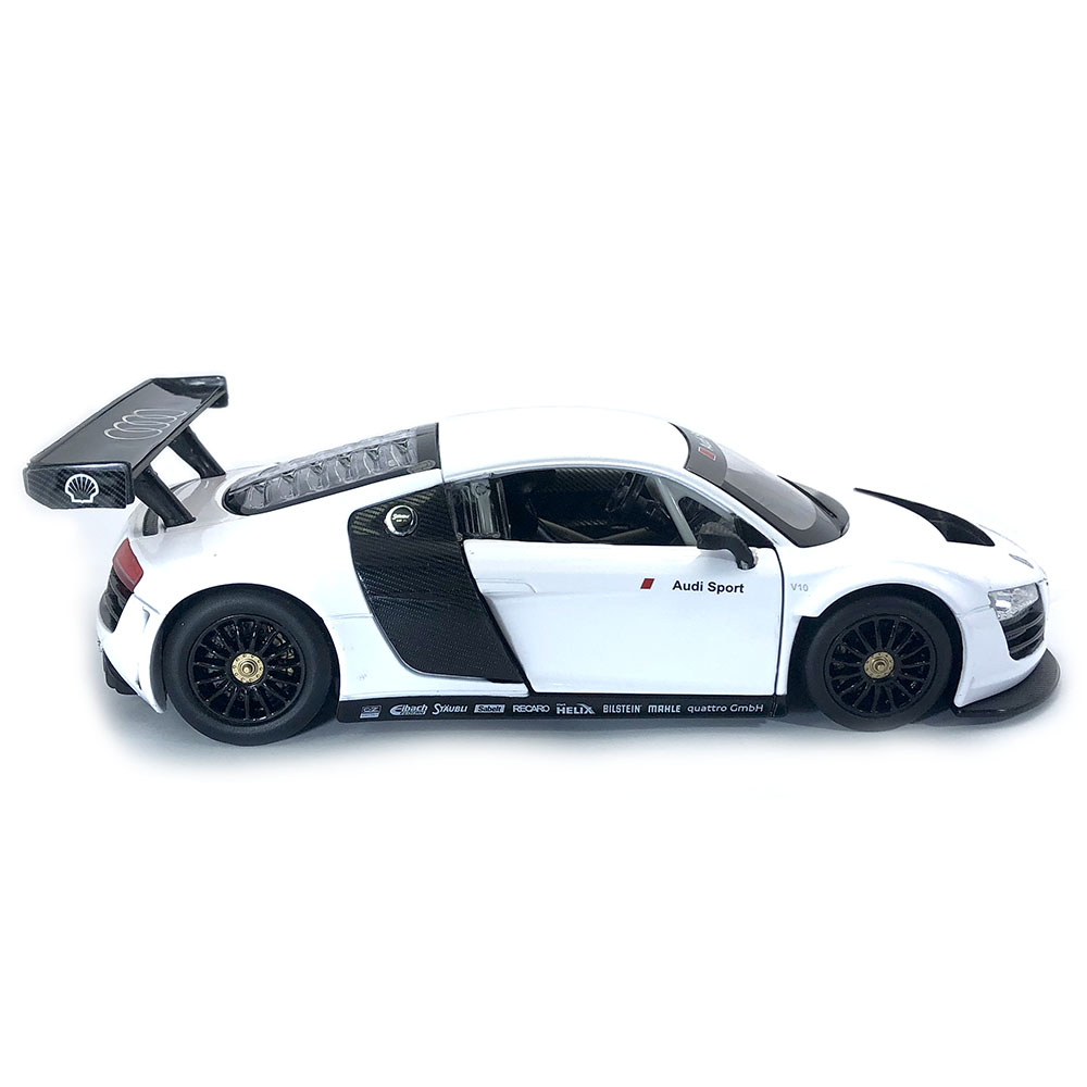 Miniatura Audi R8 LMS Branco Rastar 1/24 - Imagem 13