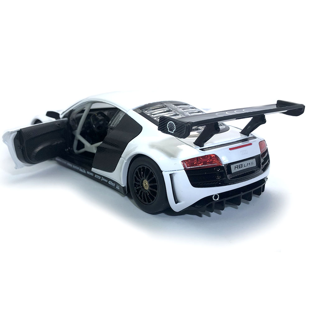 Miniatura Audi R8 LMS Branco Rastar 1/24 - Imagem 11