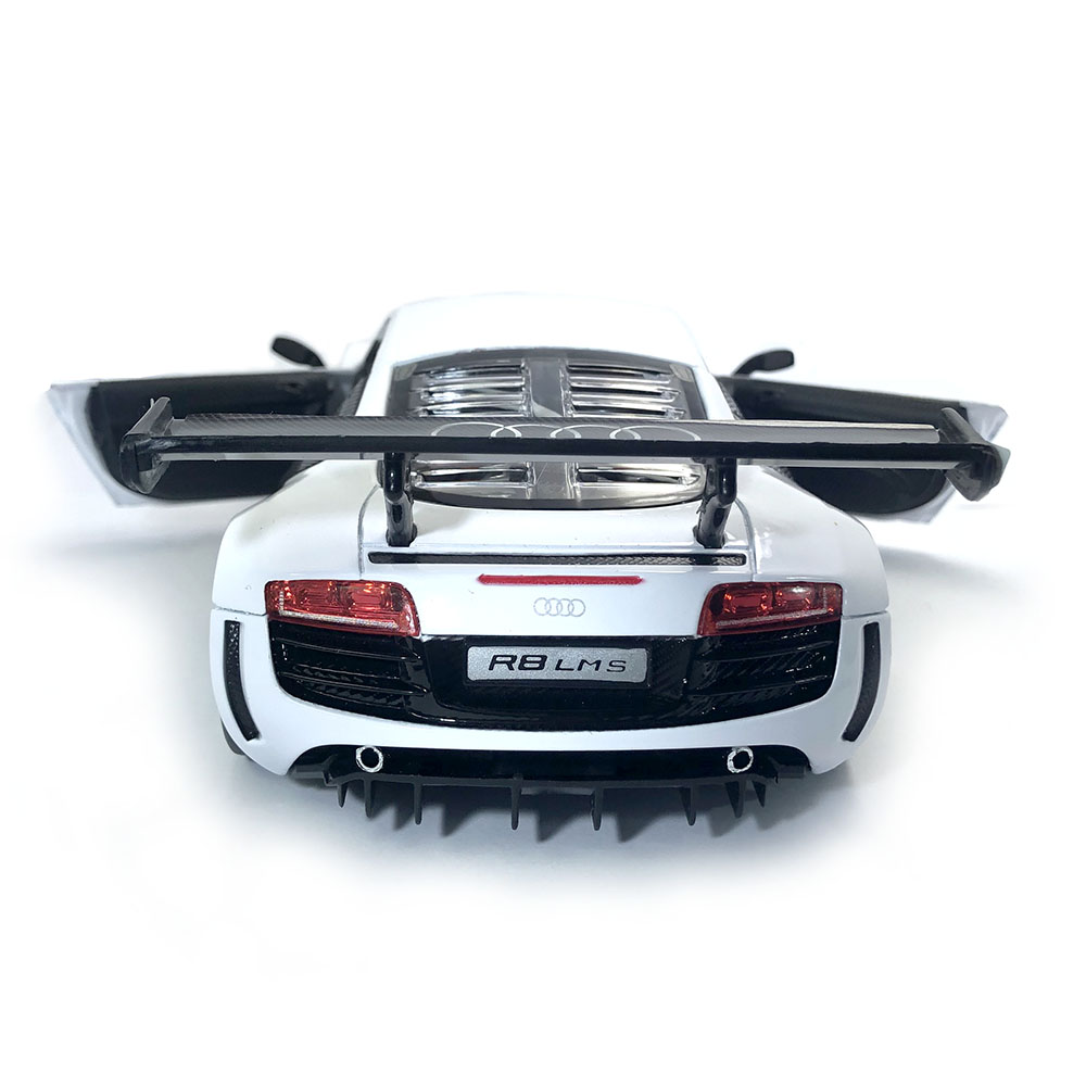 Miniatura Audi R8 LMS Branco Rastar 1/24 - Imagem 10