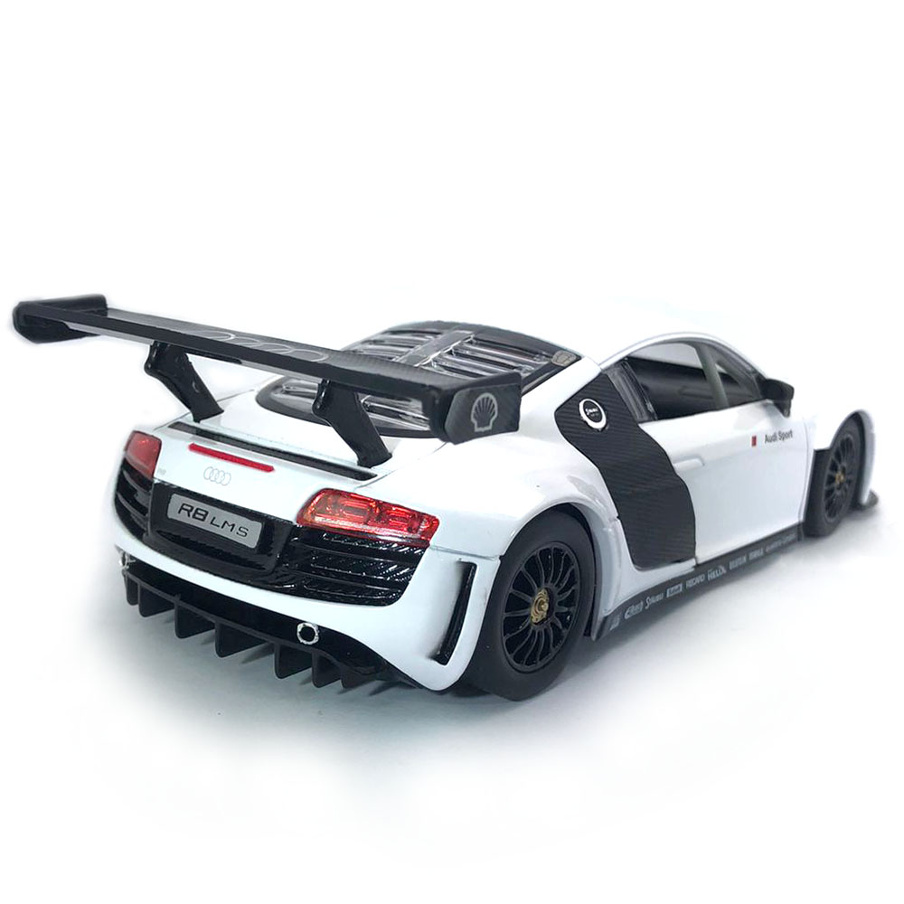 Miniatura Audi R8 LMS Branco Rastar 1/24 - Imagem 2