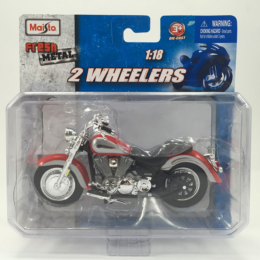 Yamaha Road Star 1:18 Maisto Vermelha - Imagem 2