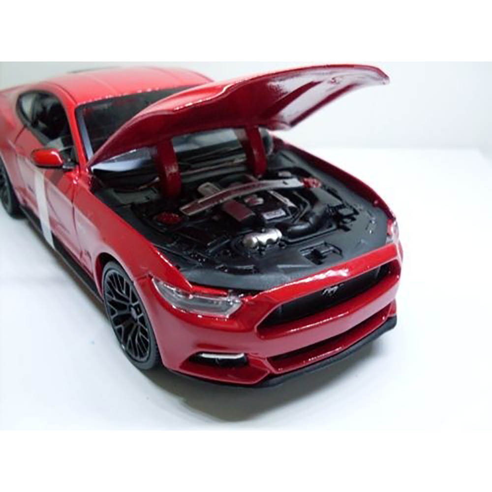 Miniatura Ford Mustang GT 2015 Vermelho Maisto 1/24 - Imagem 3