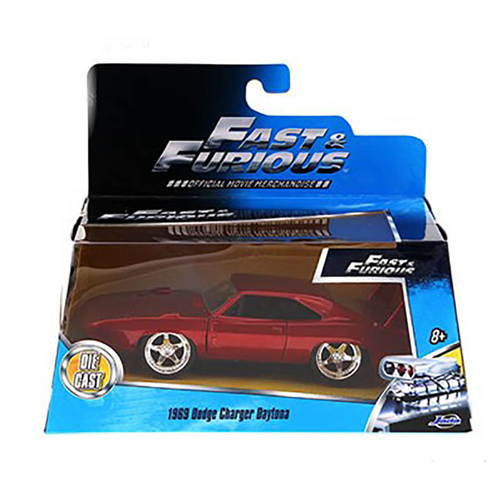 Miniatura Dodge Charger Daytona 1969 V Furiosos Verm 1/32 - Imagem 4