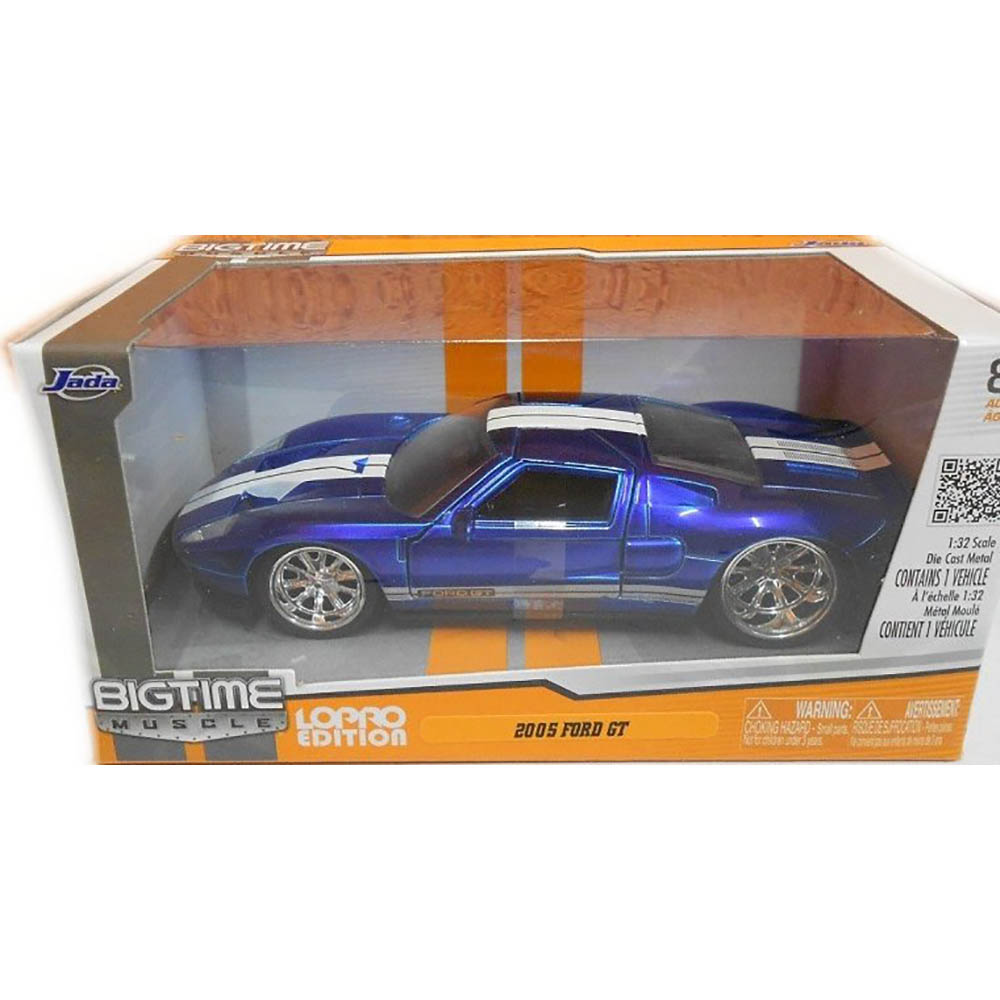 Miniatura Ford Gt Azul Jada Toys 1/32 - Imagem 2