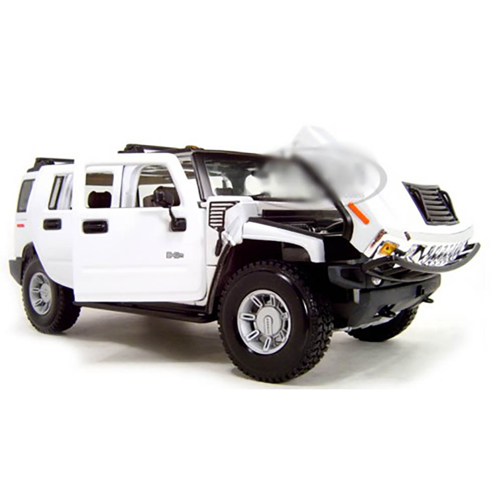 2003 Hummer H2 SUV 1:18 Maisto Branco - Imagem 4