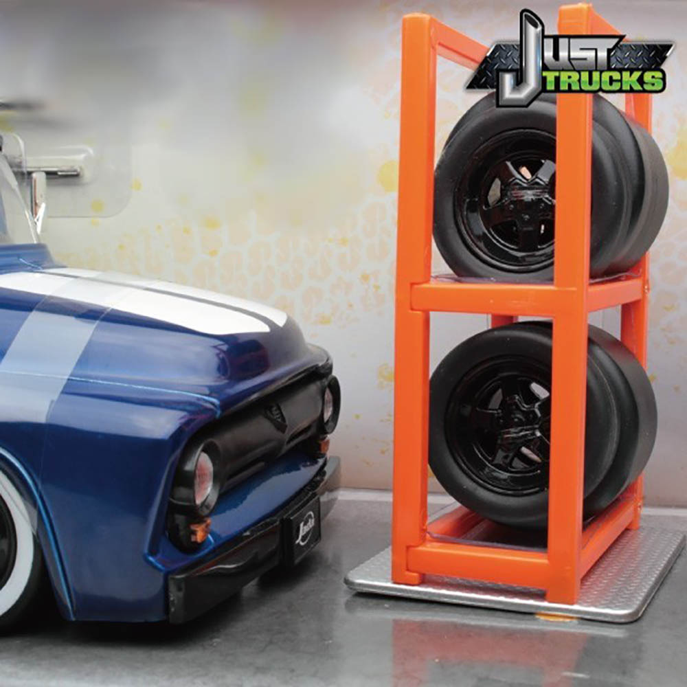 2002 Cadillac Escalade EXT Troca Rodas 1:24 Jada Toys Azul - Imagem 9