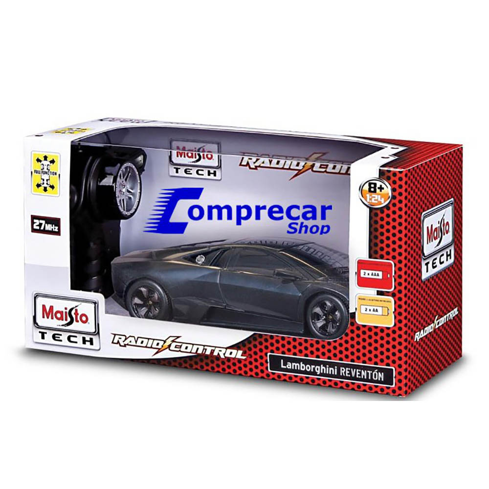 Lamborghini Reventon Controle Remoto 1:24 Maisto Cinza - Imagem 5