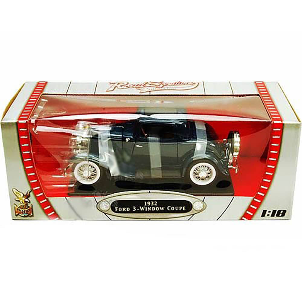 1932 Ford 3-Window Coupe 1:18 Yat Ming Azul - Imagem 6