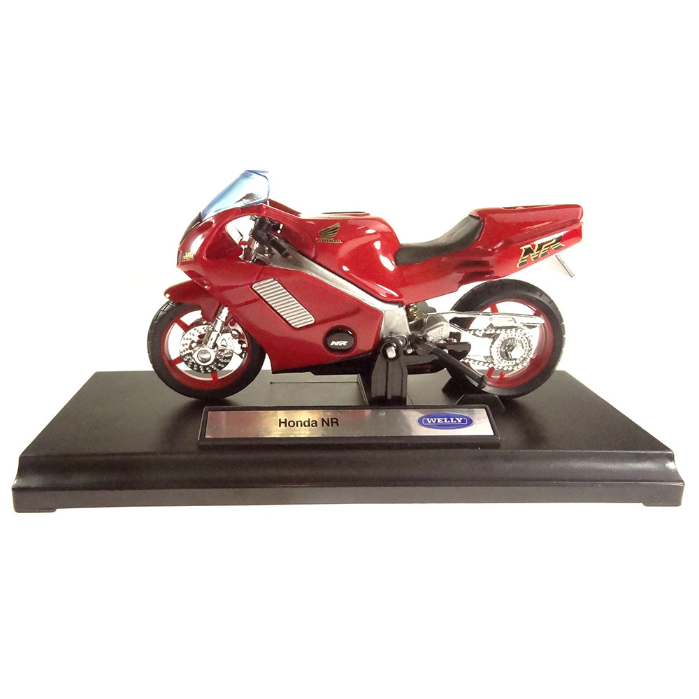 Miniatura Honda Nr Vermelha Welly 1/18 - Imagem 2
