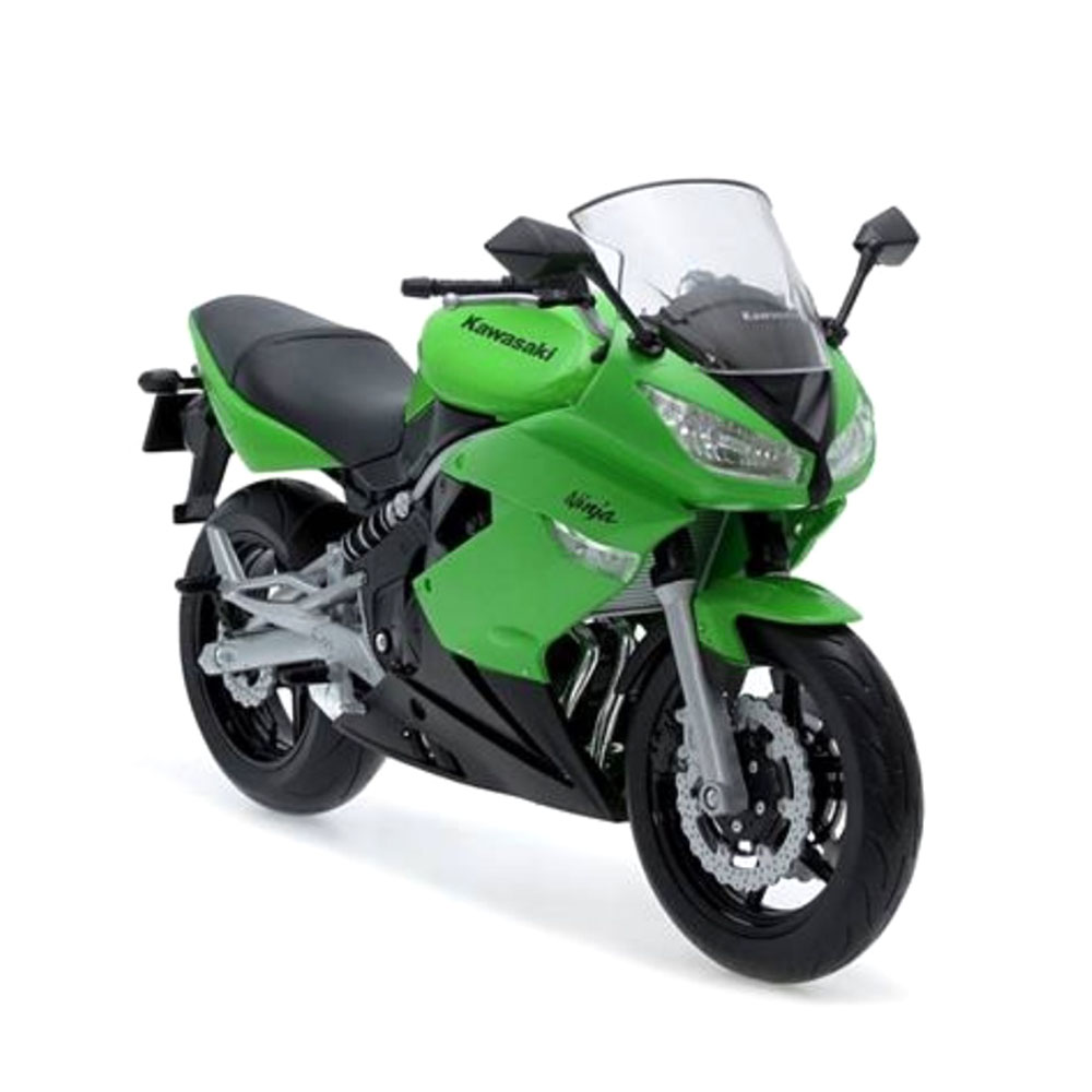 Miniatura Kawasaki Ninja 650r Verde Welly 1/10 - Imagem 3
