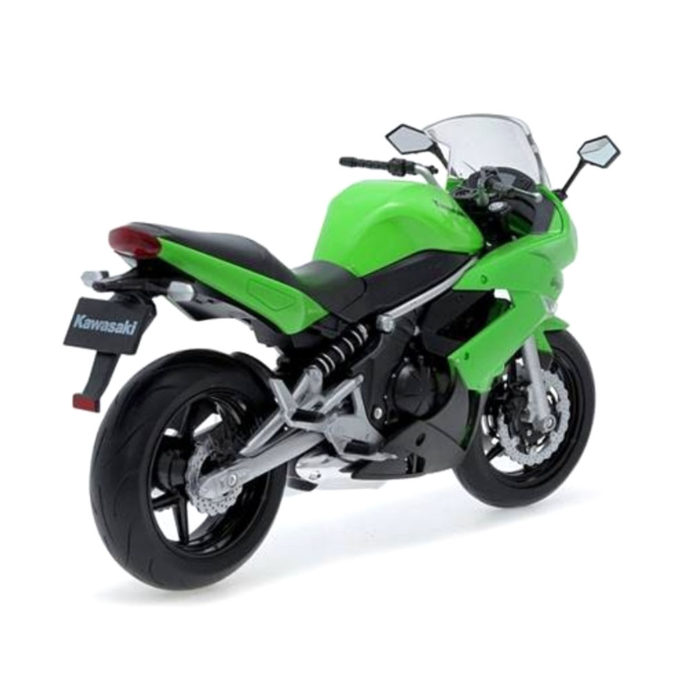 Miniatura Kawasaki Ninja 650r Verde Welly 1/10 - Imagem 2