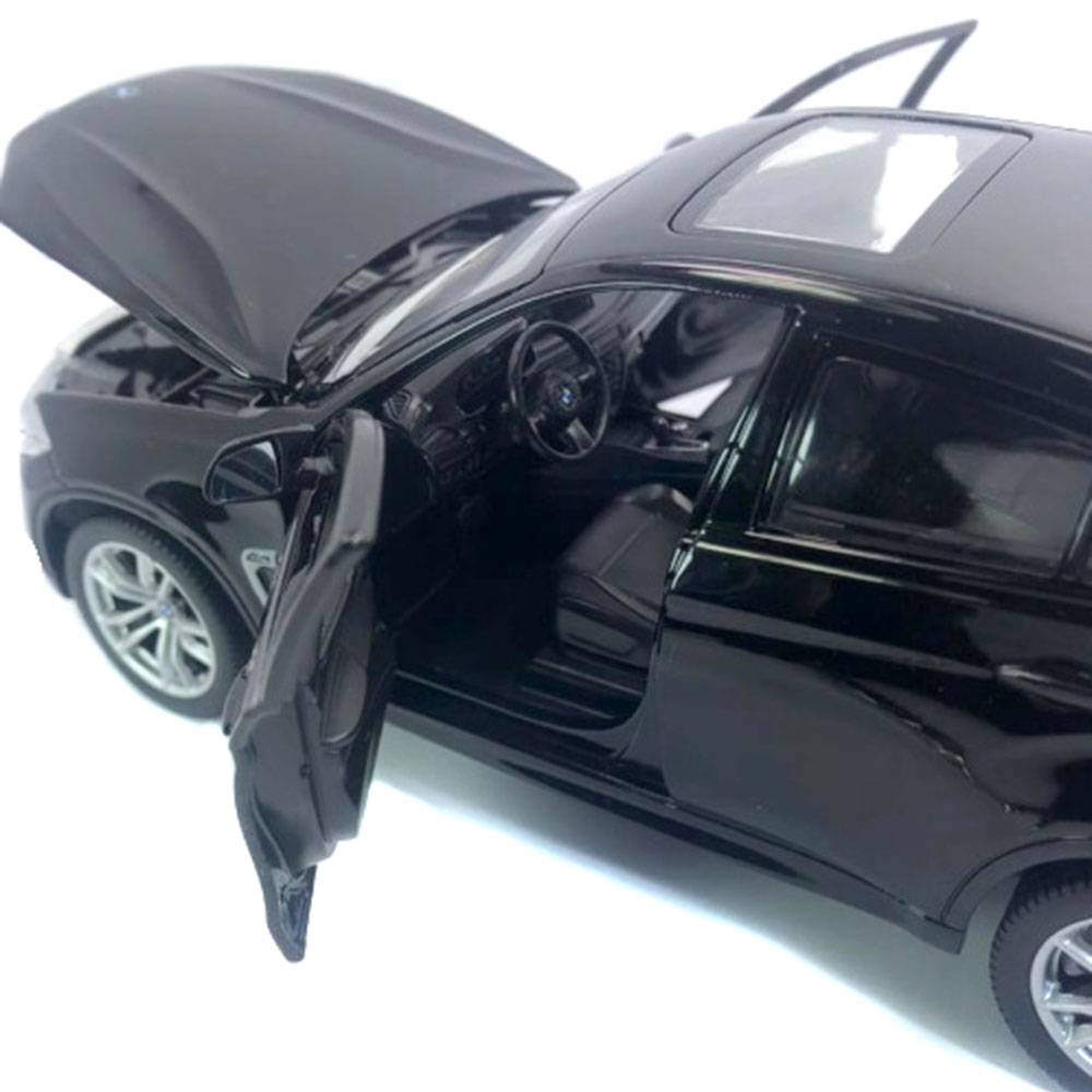 Miniatura Bmw X6M Preto Rastar 1/24 - Imagem 5